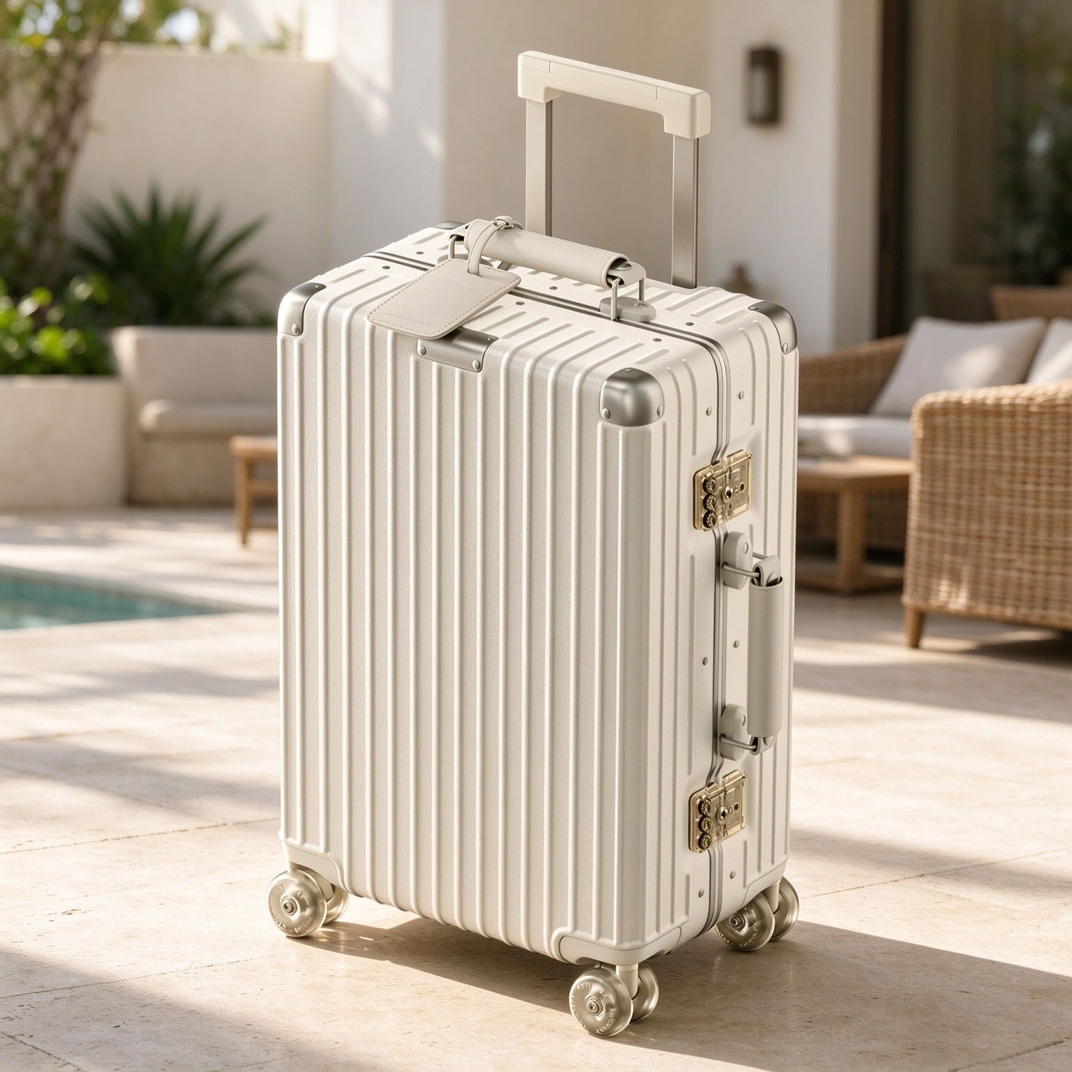 Spinner Wheel Rolling Suitcase 20 Inch - กระเป๋าเดินทางล้อลากสำหรับสเก็ต รุ่นใหม่ปี 2026 สำหรับผู้หญิง ดีไซน์หรู ขนาด