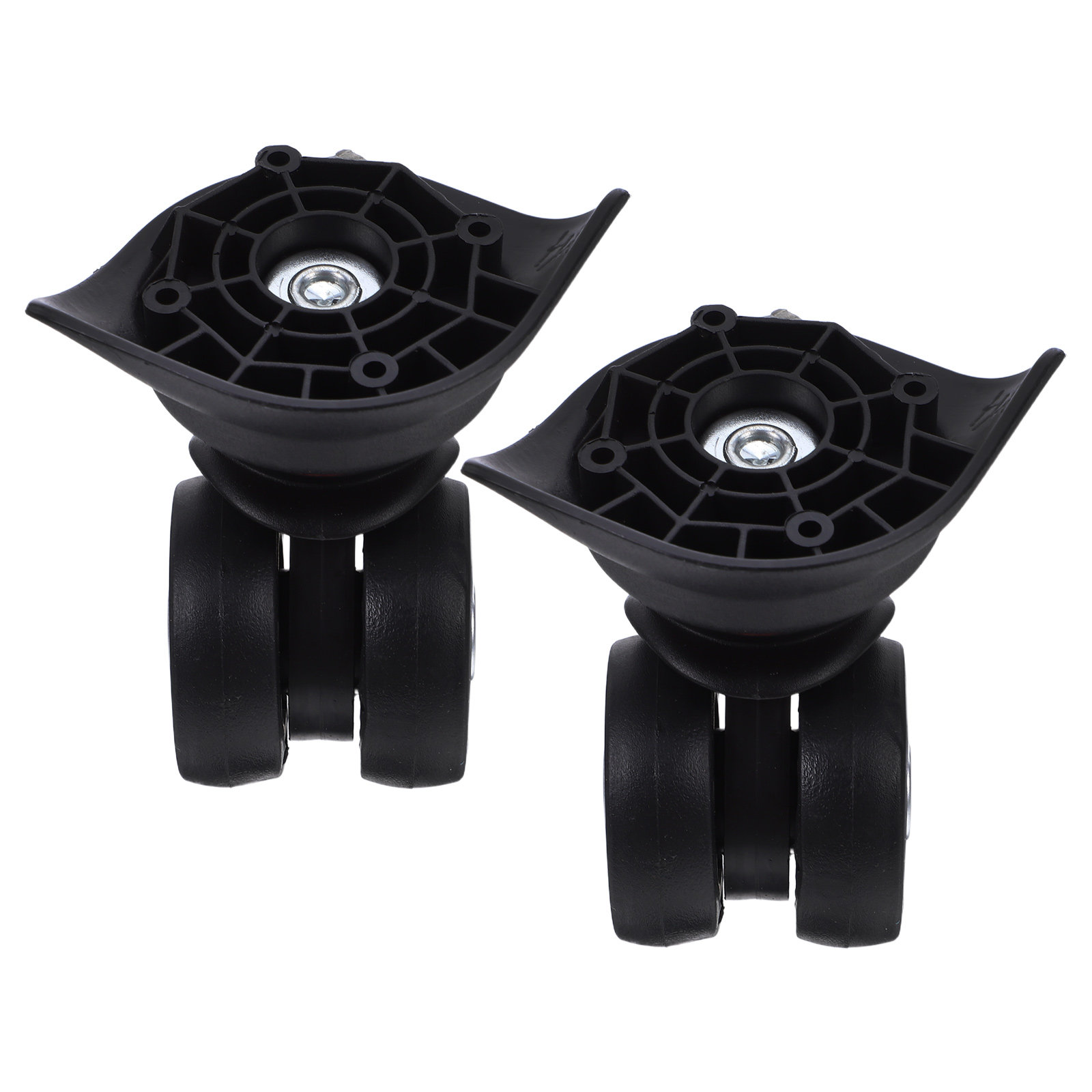 Silent Replacement Luggage Wheels - ล้อกระเป๋าเดินทางแบบสากล 2 ชิ้น สำหรับเปลี่ยน ทนทานต่อการสึกหรอสูง ล้อหมุนเงียบ