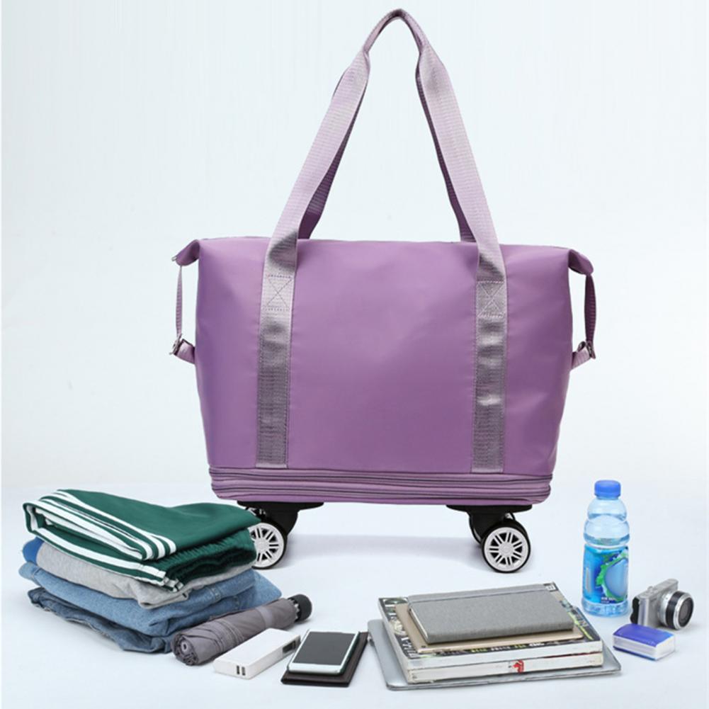 กระเป๋าเดินทางแบบมีล้อ ขยายขนา - Foldable Rolling Luggage Bag บทวิจารณ์และราคา