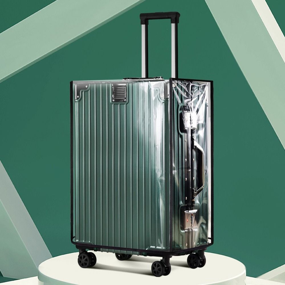 ผ้าคลุมกระเป๋าเดินทางแบบใส ทนท - Luggage Protective Cover Transparent บทวิจารณ์และราคา