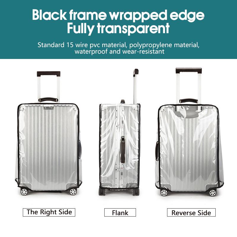 ผ้าคลุมกระเป๋าเดินทาง PVC แบบใ - Luggage Protective Cover Transparent บทวิจารณ์และราคา