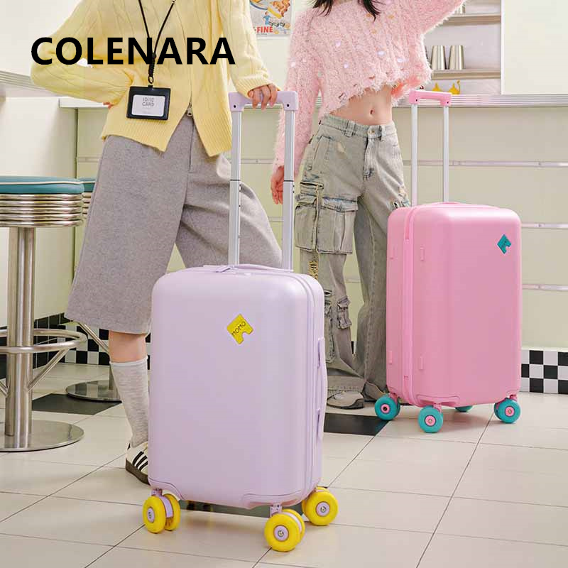 กระเป๋าเดินทาง COLENARA วัสดุ  - Spinner Wheel Rolling Suitcase 20 Inch บทวิจารณ์และราคา
