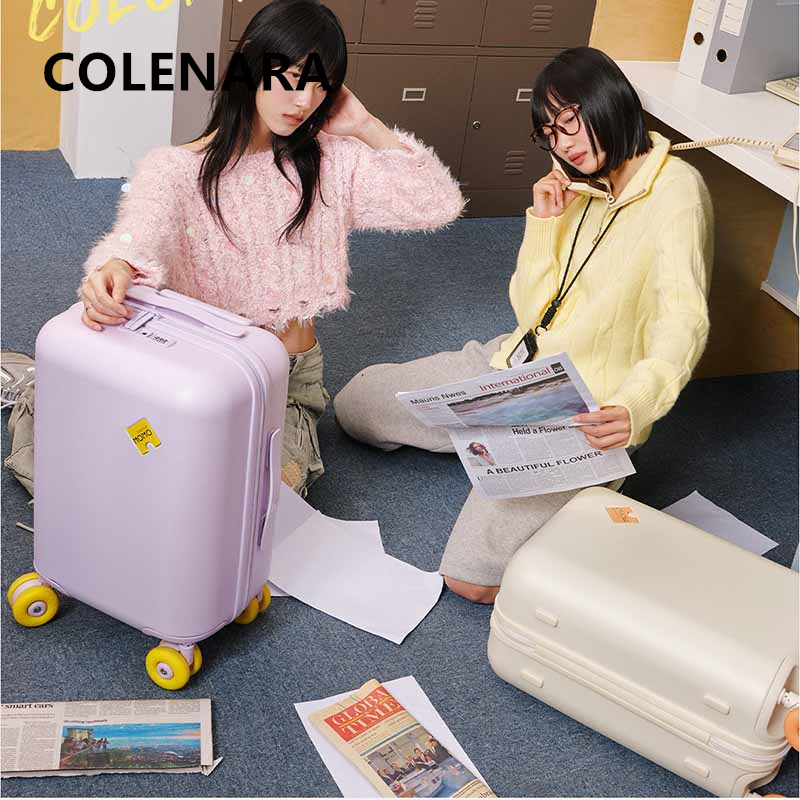 กระเป๋าเดินทาง COLENARA วัสดุ  - Spinner Wheel Rolling Suitcase 20 Inch บทวิจารณ์และราคา